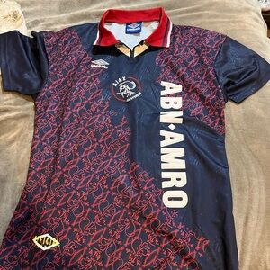 Umbro Ajax Navy and Red Men's Jersey